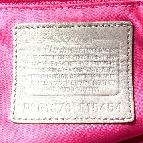 Coach Ashley F15454 grau Glanz Leder große Umhängetasche Schultertasche Handtasche - Bild 11 von 13