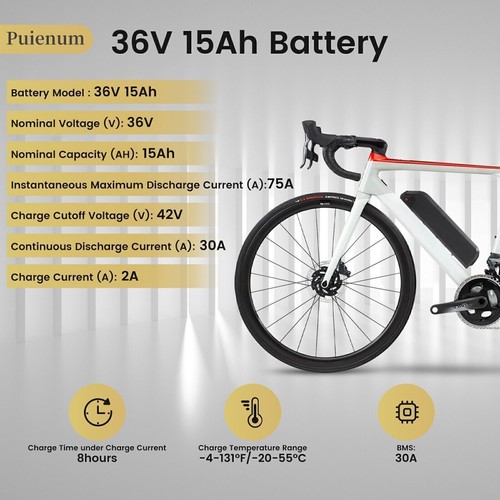36V 52V Hailong Lithium Battery 48V 10/15/20Ah For 0W-2000W Electric Bike eBike - Picture 7 of 42