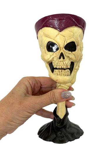 7 Skelett Halloween Kelche Kunststoff 7" Serviergeschirr Bargeschirr Spukhaus Display - Bild 2 von 11