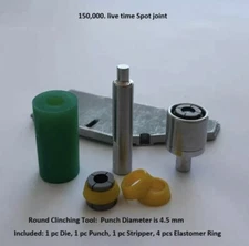 Clinching Tool   Punch & Anvil for Joining Sheet Metal