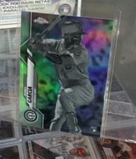 2020 Topps Chrome Base ROBEL GARCIA Negative Refractor SP #181 RC - Chicago Cubs