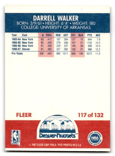 1987-88 Fleer Basketball NM/MT Mint You Choose, Complete Your Set Stickers Magic - Picture 257 of 287