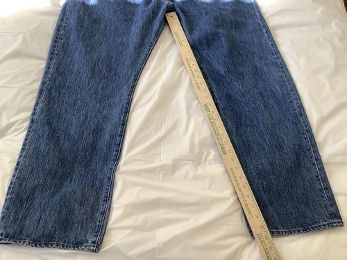 Levi's 501 XX Button Fly blaue Herrenjeans Größe 44 x 30 gerades Bein - Bild 13 von 14