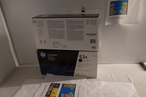 HP 53X Tonerkassette Doppelpack hohe Kapazität schwarz für M2727mfp P2015 Q7553XD NEU - Bild 11 von 13