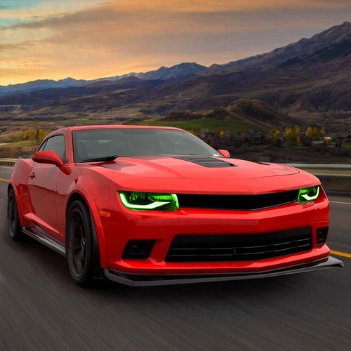 2Sets RGB Headlights Front+Rear FULL LED Tail Lights For Chevy Camaro 2014-2015 - Bild 13 von 23
