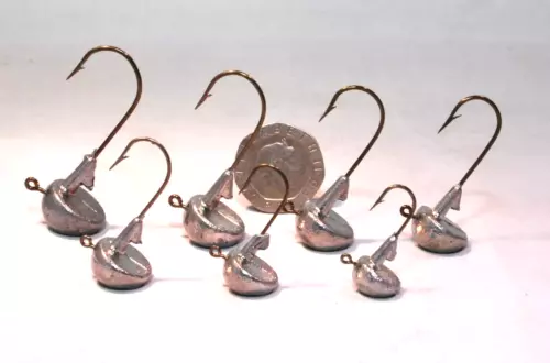 10 xTip up jigheads stand up jig head lure fishing soft plastic fishing jigging 