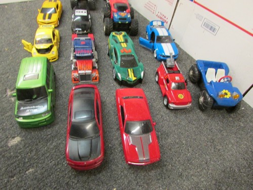 14 Sports Cars Beetle Monster Truck Transformer Optimus Semi Trailer Camaro LOT - Picture 2 of 9