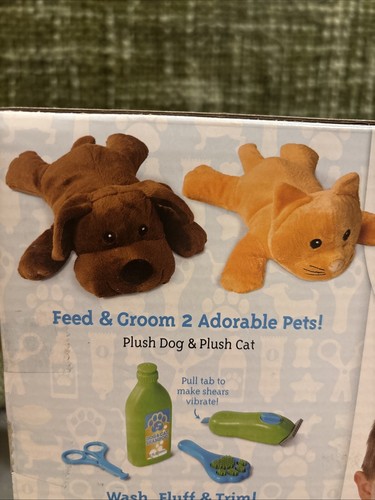 Melissa & Doug Animal Pet Care Pretend Play Set with Plush Dog & Cat NEW - Picture 3 of 10
