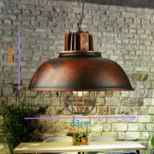 Vintage Pendant Light Industrial Rustic Farmhouse Hanging Ceiling Lamp Fixture