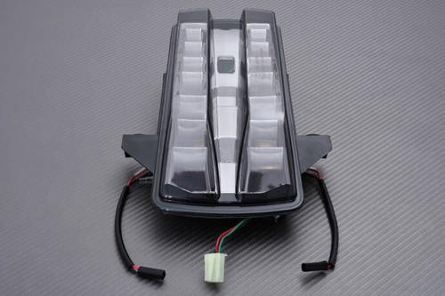 Feu Stop LED Plug&PLAY Fumé Noir + Clignotants SUZUKI SV 1000 S SVS 2003-2010 - Imagen 4 de 5