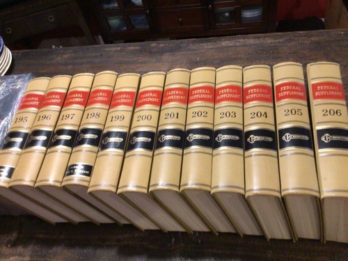 West's Federal Supplement Law Books - Lot of 10 - multiple lots Free Shipping - Picture 2 of 6