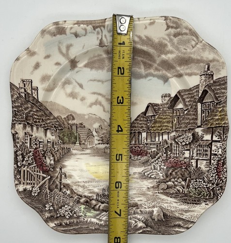 Johnson Brothers Olde English Countryside Square Salad Plate 7 3/4" - Picture 4 of 8