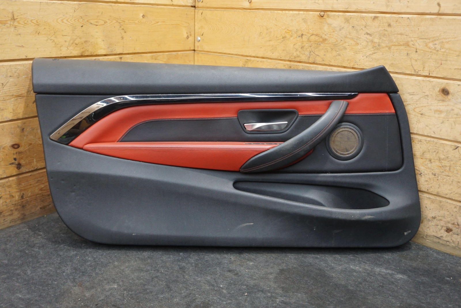Left Driver Interior Door Trim Panel Sakhir OEM 51417389511 BMW M4