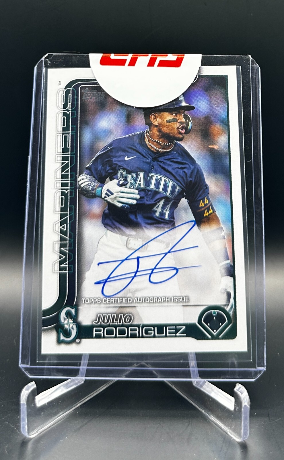 2025 Topps Series 1 - Flagship Real One Autographs Julio Rodriguez #266 (AU)