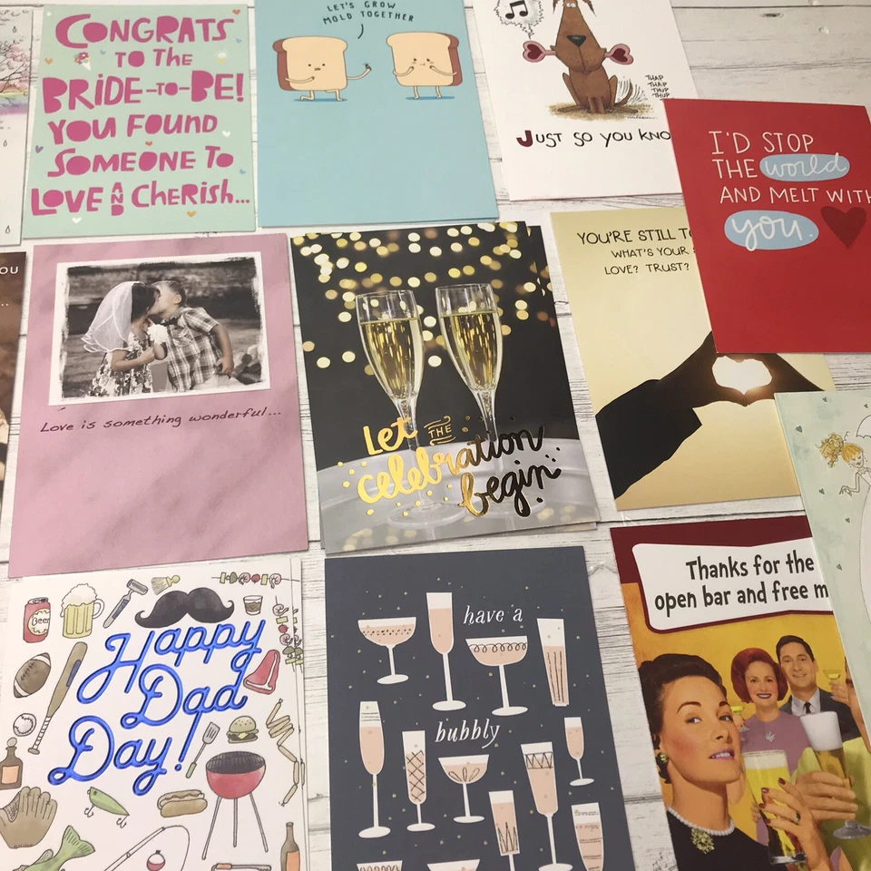 Recycled Paper Greetings Lot of 30 Greeting Cards Birthday, Thank You, Etc..New - Image 3 of 4