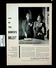 1946 Electric Light & Power Life with Father Broadway Vintage Print Ad 26251