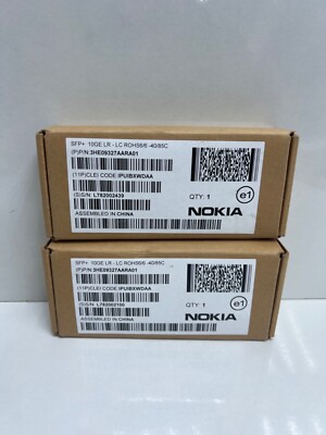 Lot 2 St. Nokia 3HE09327AARA01 SFP+ 10GE Lr-Lc ROHS6/6-40/85C Ipuibxwdaa