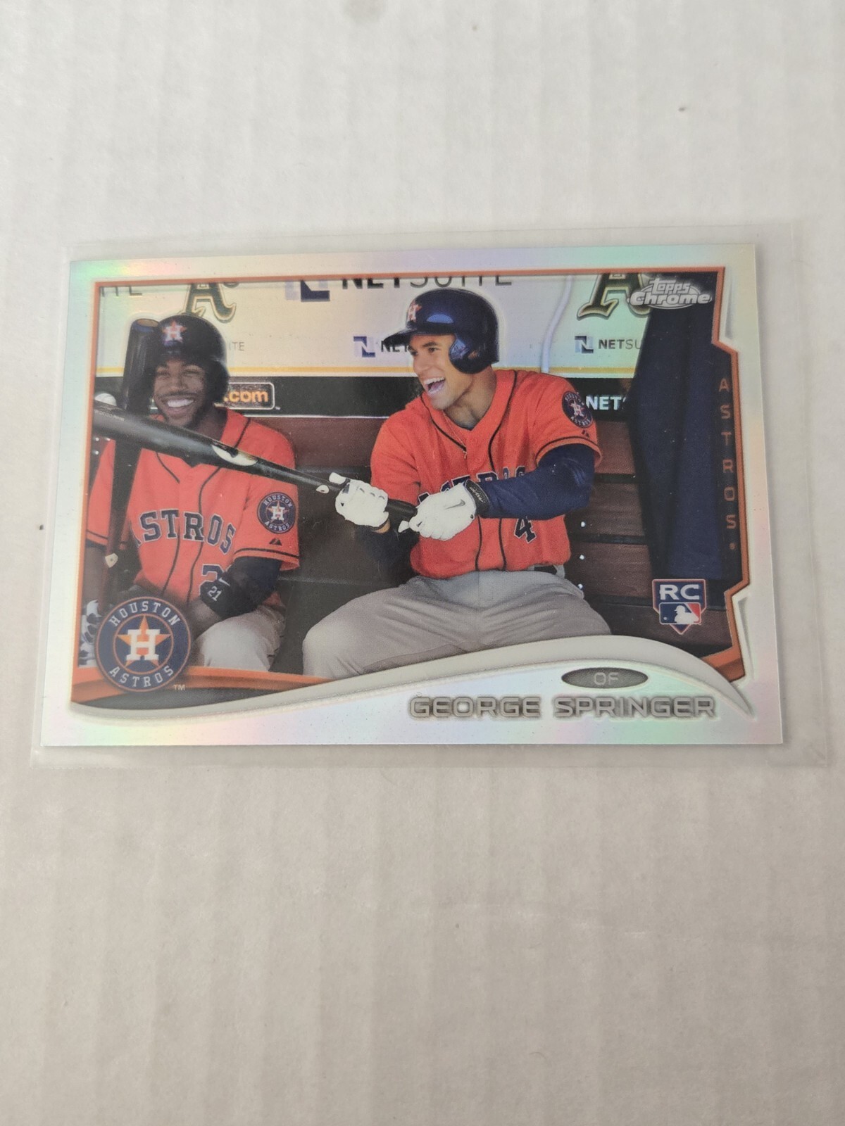 2014 Topps Chrome Refractor #138 George Springer Rookie Houston Astros