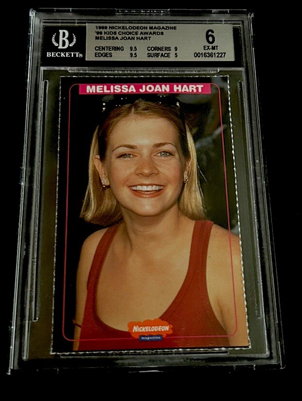 タレントカード Hart MELISSA JOAN HART ROOKIE 1999 Rare Nickelodeon Kids Choice SABRINA