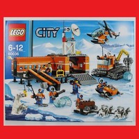 Lego 60036 City Arktis-Basislager Forschungsstation Schneemobil Schneeraupe Neu