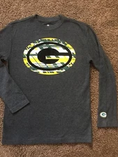 NFL DRK.GRAY LIGHTWEIGHT THERMAL GREENBAY PACKERS SIZE SMALL