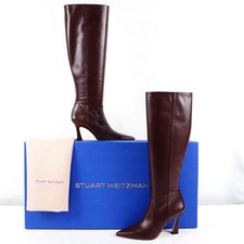 Stuart Weitzman Vinnie Zip Knee-High Boots 85...