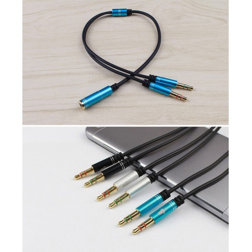 Earphones Adapter Pc Audio Adapter Audio Cable Separater Pc Headset Adapter - Afbeelding 6 van 11