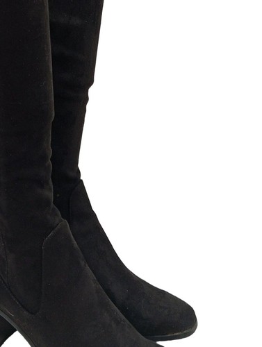 ZARA Botas sobre la rodilla Mujeres Botas altas Talla EU 39 negro look casual - Imagen 3 de 5