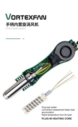 858D Hot Air Gun Desoldering Station with Digital Display High-PowerSolderingGun - Picture 8 of 29