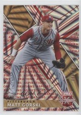 2019 Panini Elite Extra Edition Aspirations Red 94/150 Matt Gorski #57 s3g