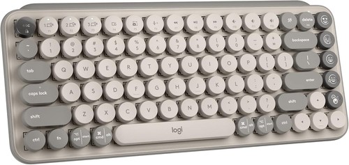 Logitech POP Keys Kabellose Mechanische Tastatur für Windows/macOS/iPadOS/Android