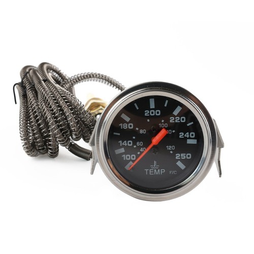 12V Mechanical Water Temperature Gauge for Vehicles 52mm with Easy Read Dial - Picture 5 of 10