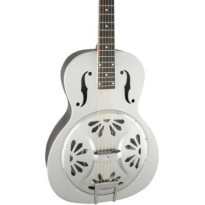 Gretsch G9221 Bobtail Steel Round Neck A/E Resonator Guitar with Paduak FB