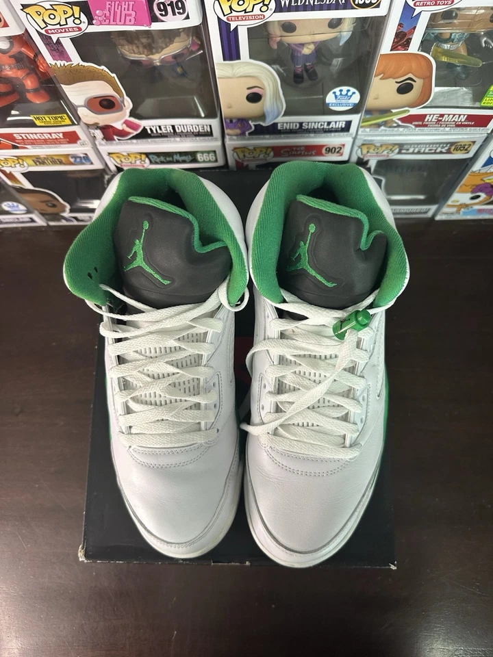 Talla 11.5W- Nike Air Jordan 5 Retro Verde Suerte (DD9336-103) Foto 2 de 4