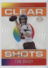 2021 Panini Illusions Clear Shots Orange Tom Brady #CS-3 0w1