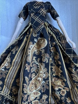 HANDMADE EVANGELINE & PARNILLA GHASTLY 18  FASHION DOLL CLOTHES VICTORIAN GOWN