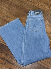 AMERICAN EAGLE DREAMY DRAPE BAGGY WIDE LEG JEANS SIZE 00 Regular