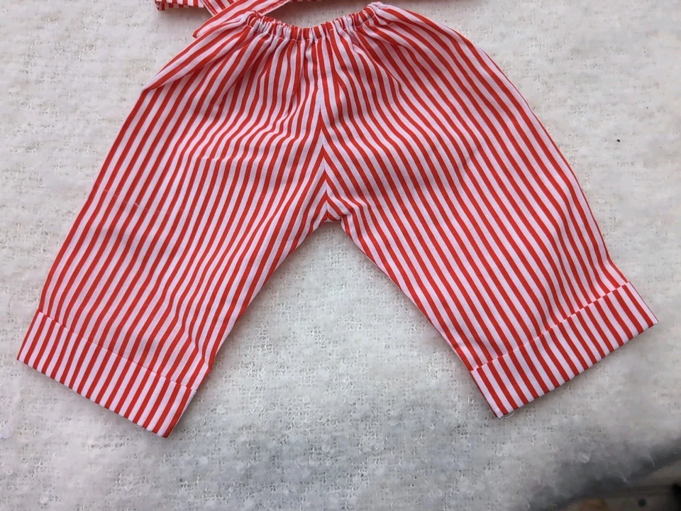 Muñeca American Girl Molly's Pleasant Company pijama a rayas rojo y blanco peluche Foto 3 de 4