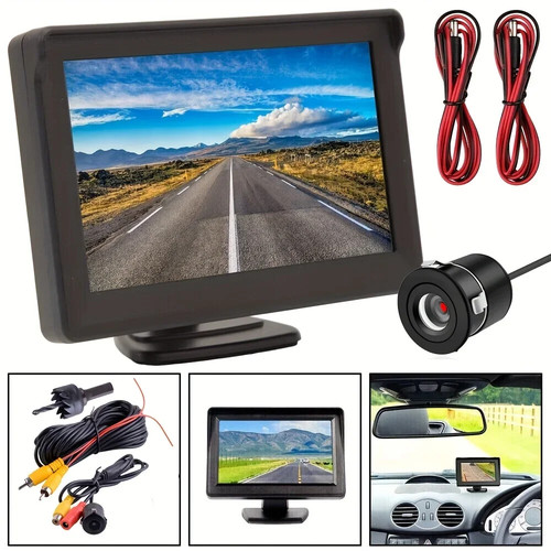 4.3" Backup Camera Monitor Vehicle Reverse Car Rear View For RV Caravan Trailers - Picture 3 of 10