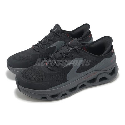 Skechers Glide-Step Altus Slip-Ins Black Charcoal Men Casual Shoes 232921-WBKCC