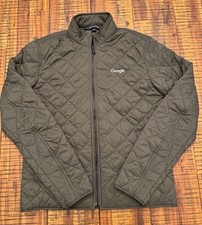 Mercer Mettle Google Employee Quilted Jacket Size Small Olive Full Zip