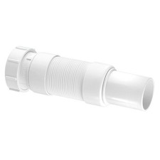 McAlpine 1.25" Flexible Waste Connector with Universal x Spigot Outlets FLEXCON5