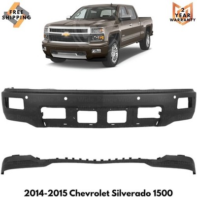 Front Bumper Paintable & Air Dam Kit For 2014-2015 Chevrolet Silverado 1500