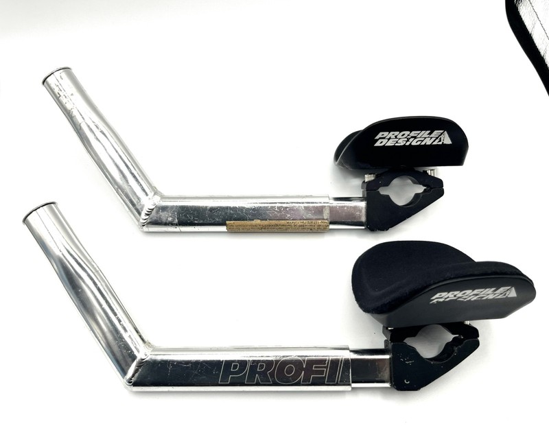Profile Design Split Second AL Vintage Aero Bars Aerobars Triathlon TT 25.4mm