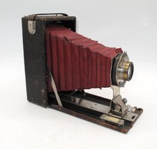  NICE KODAK PREMO No. 1 WITH RED BELLOWS FOLDING CAMERA-1903.