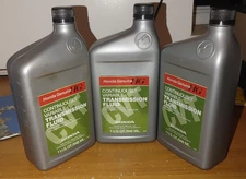 3x QTS Genuine OEM Honda CVT Transmission Fluid NEW 1st Gen SEALED