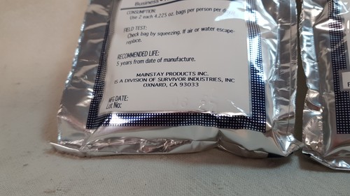 Job Lot Assorted Survival Bits, Food Rations, Water Packets, Emergency Blankets - 第 4/10 張圖片
