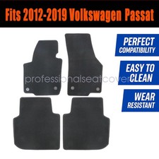 Front Rear Floor Mats Carpet Waterproof Velour For 2012-2019 Volkswagen Passat