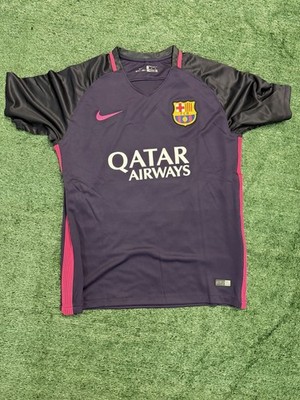16/17 FC Barcelona Away Jersey Messi #10 Size Large | eBay