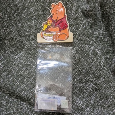 Vintage Tokyo Disneyland Ticket Holder Pin Winnie The Pooh Disney Japan